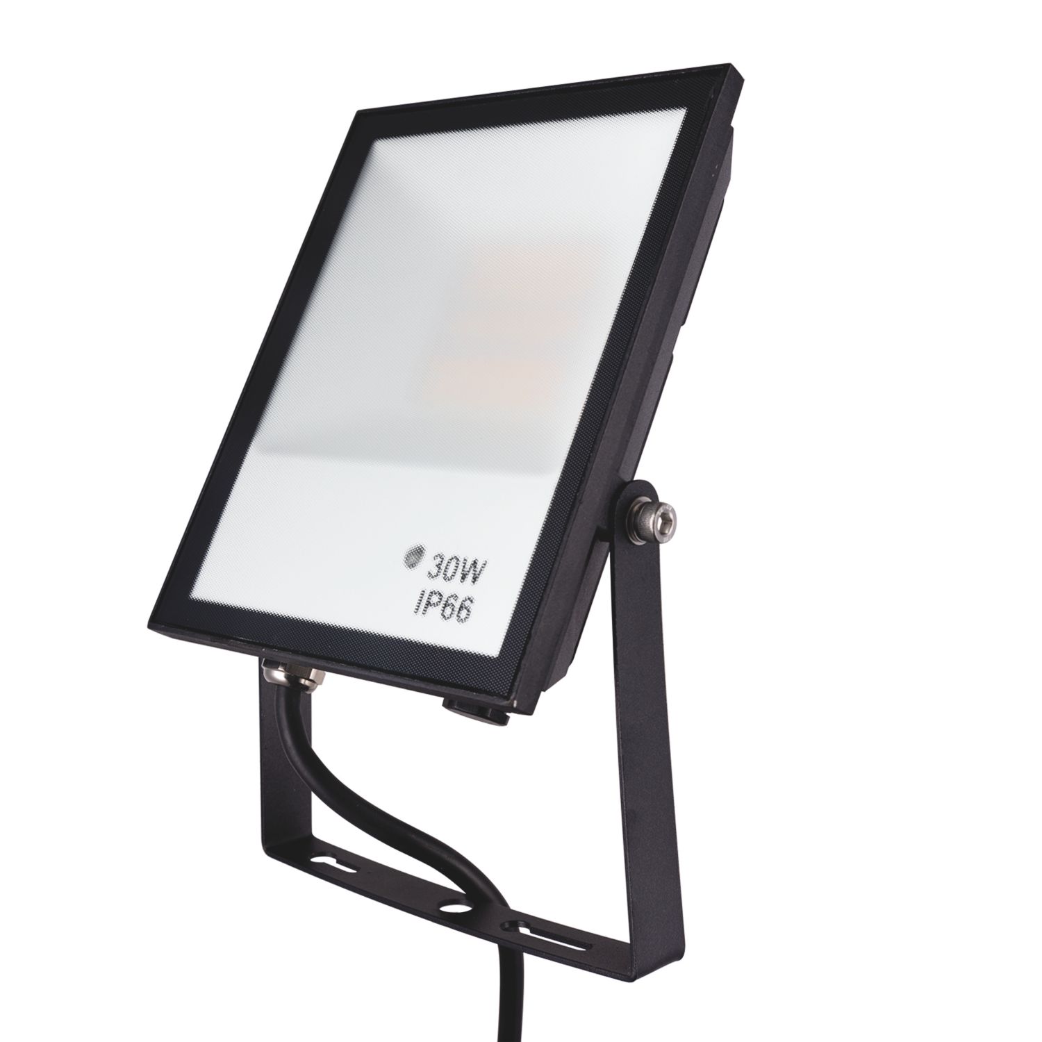 TCP Smart RBG + CCT Indoor & Outdoor LED Wi-Fi Floodlight Black 30W 3000lm (781TX)
