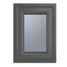 Crystal  Top Opening Obscure Double-Glazed Casement Anthracite on White uPVC Window  820mm x 820mm