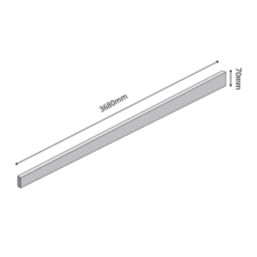 Maia Vulcano Upstand 3680mm x 70mm x 10mm