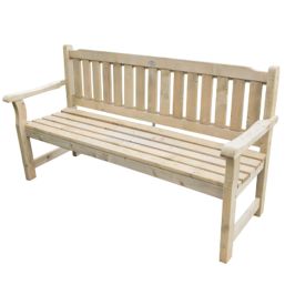 Forest Rosedene Garden Bench Mixed Softwood 5' 6" x 3'