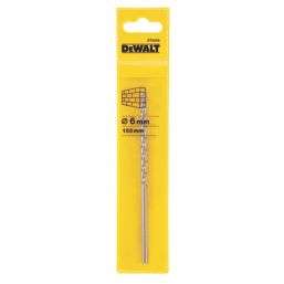 DEWALT  Straight Shank Masonry Drill Bit 6mm x 150mm