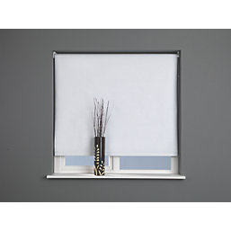 Polyester  Roller Blackout Blind White 900mm x 1700mm Drop