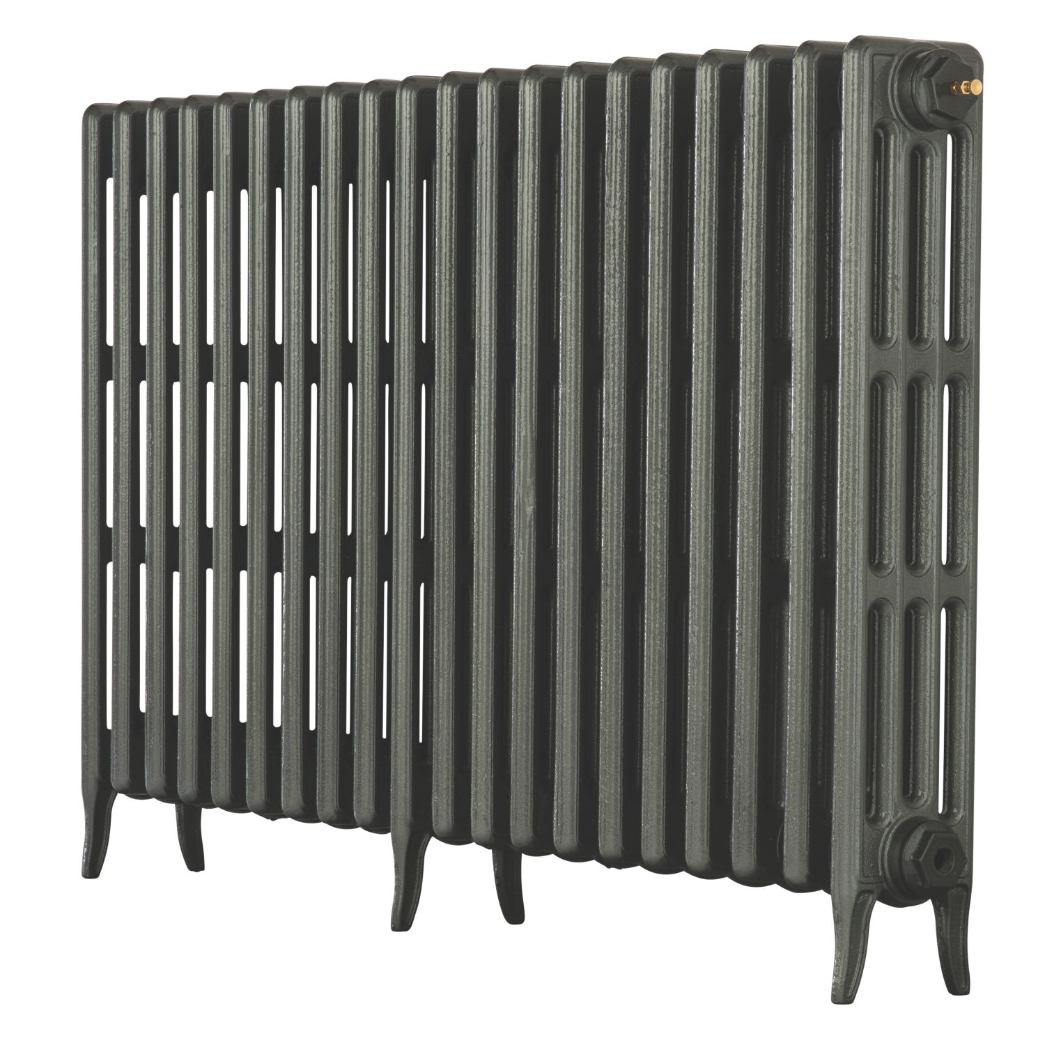 Arroll 760mm x 1234mm 6203BTU Cast Grey Cast Iron 4 Column Radiator (7829F)