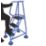Barton Steel 0.79m Blue 3 Step Podium Steps