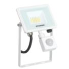 Sylvania Sylflood Indoor & Outdoor LED Floodlight With PIR Sensor White 18W 2000lm