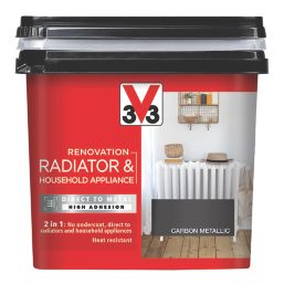 V33 750ml Carbon Metallic Heat Resistant Radiator & Appliance Paint