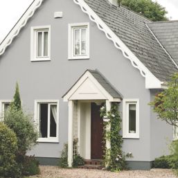 Sandtex 5Ltr Smooth Light Grey Masonry Paint