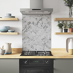 Wilsonart  Carrara Marble Hob Splashback 600mm x 800mm x 4mm