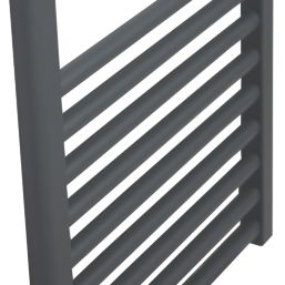 Time 1175mm x 500mm 1335BTU Anthracite Flat Designer Towel Radiator