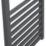Time 1175mm x 500mm 1335BTU Anthracite Flat Designer Towel Radiator