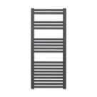 Time 1175mm x 500mm 1335BTU Anthracite Flat Designer Towel Radiator