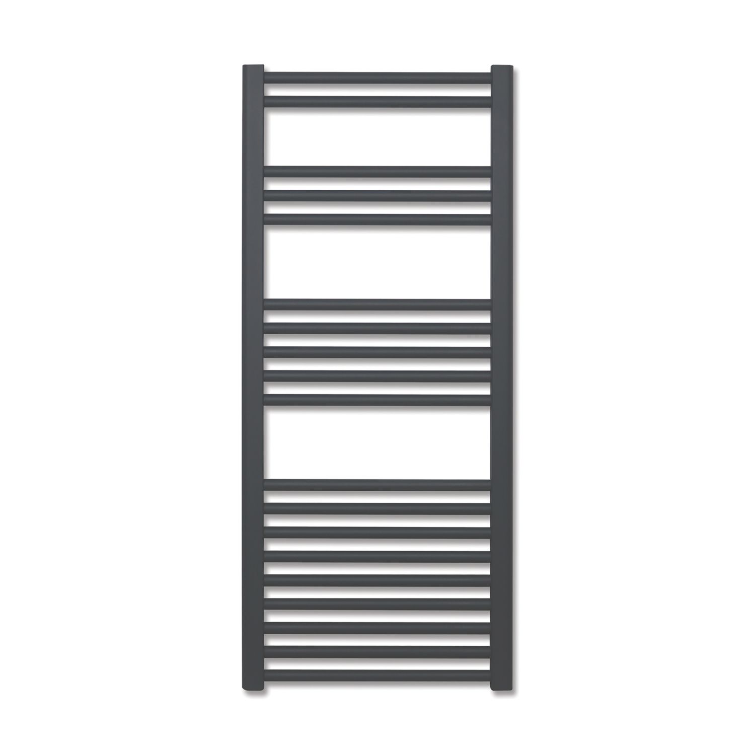Time 1175mm x 500mm 1335BTU Anthracite Flat Designer Towel Radiator (782KL)