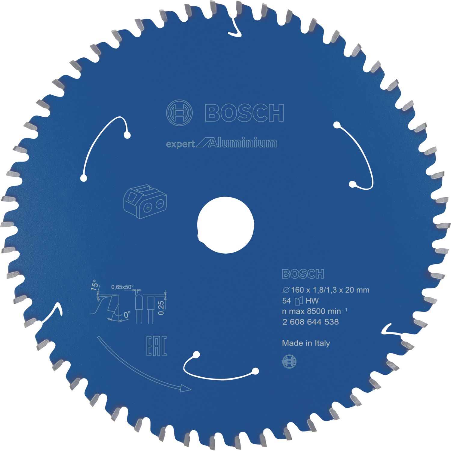 Bosch Expert Aluminium Circular Saw Blade 160mm x 20mm 54T (782KP)