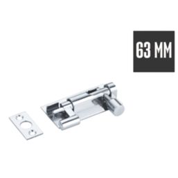 Smith & Locke Necked Door Bolt Silver 63mm