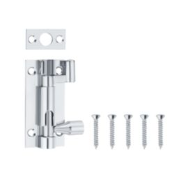 Smith & Locke Necked Door Bolt Silver 63mm