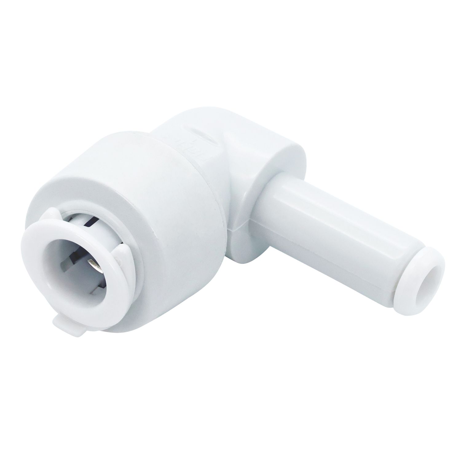 FloPlast FloFit+ Plastic Push-Fit Equal 90° Stem Elbow 10mm (782PY)