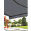 Greenhurst Grosvenor Deluxe Easy-Fit Awning Grey 3.5m x 2.5m