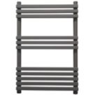 Towelrads 750mm x 500mm 1272BTU Anthracite Flat Designer Towel Radiator