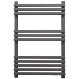 Towelrads 750mm x 500mm 1272BTU Anthracite Flat Designer Towel Radiator