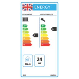 Ideal Heating Logic+ Combi2 C35 Gas Combi Boiler  White