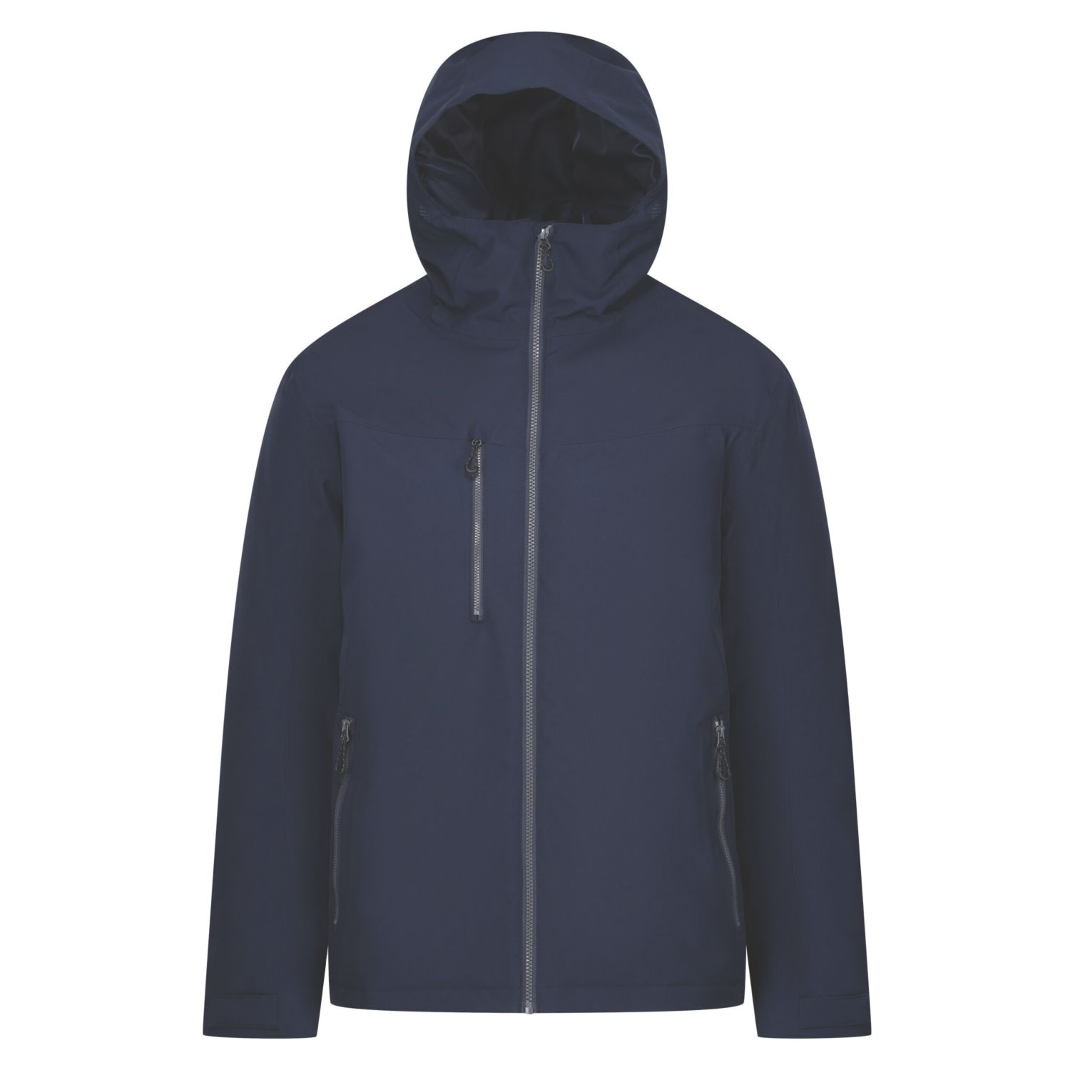 Regatta Navigate 100% Waterproof Jacket Navy/Seal Grey Medium Size 39.5" Chest (782VF)