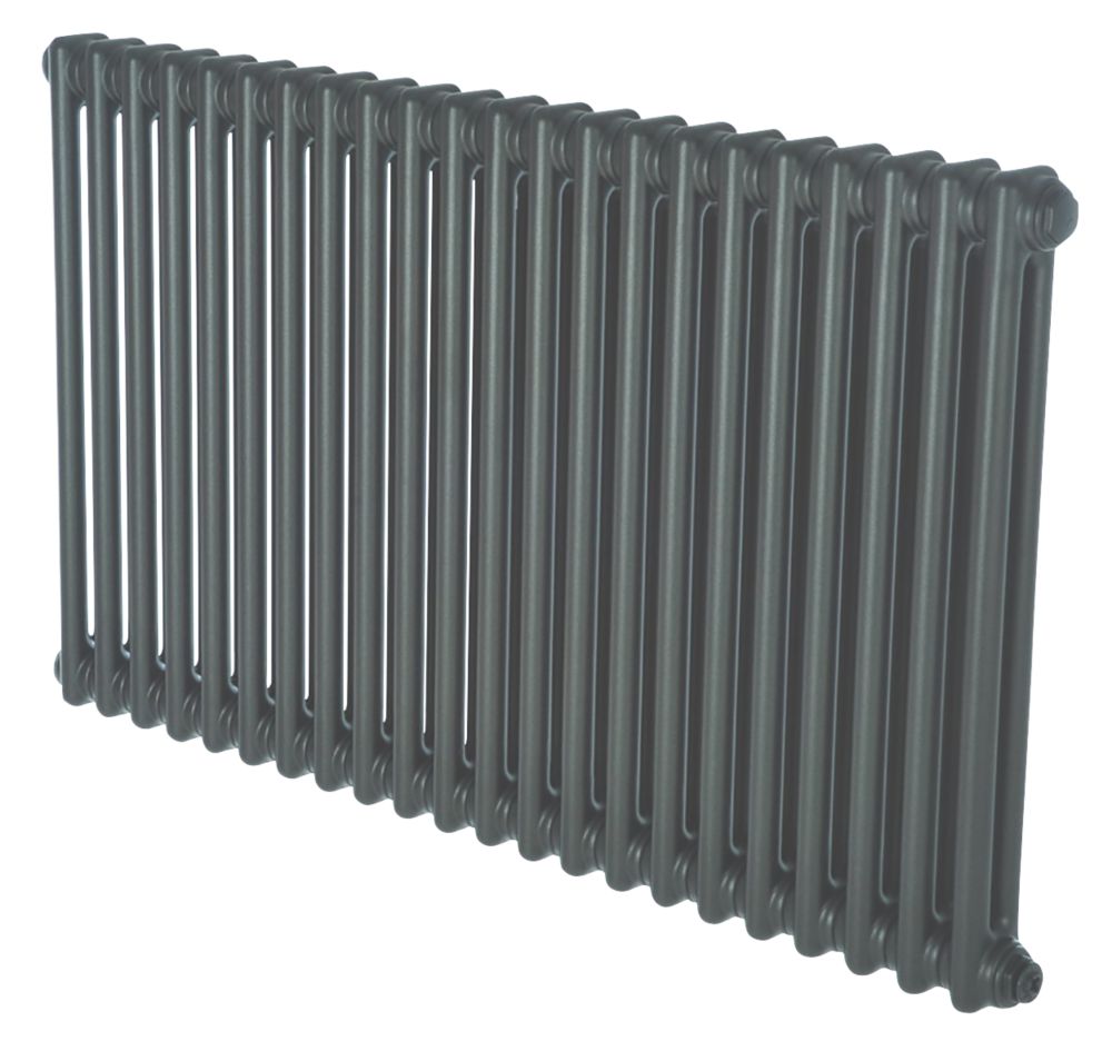 Acova Classic 2 Column Radiator 600mm x 1042mm Volcanic 3400BTU - Screwfix