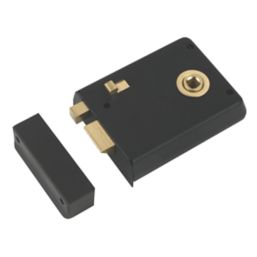 Smith & Locke  Rim Latch Black 105mm x 81mm