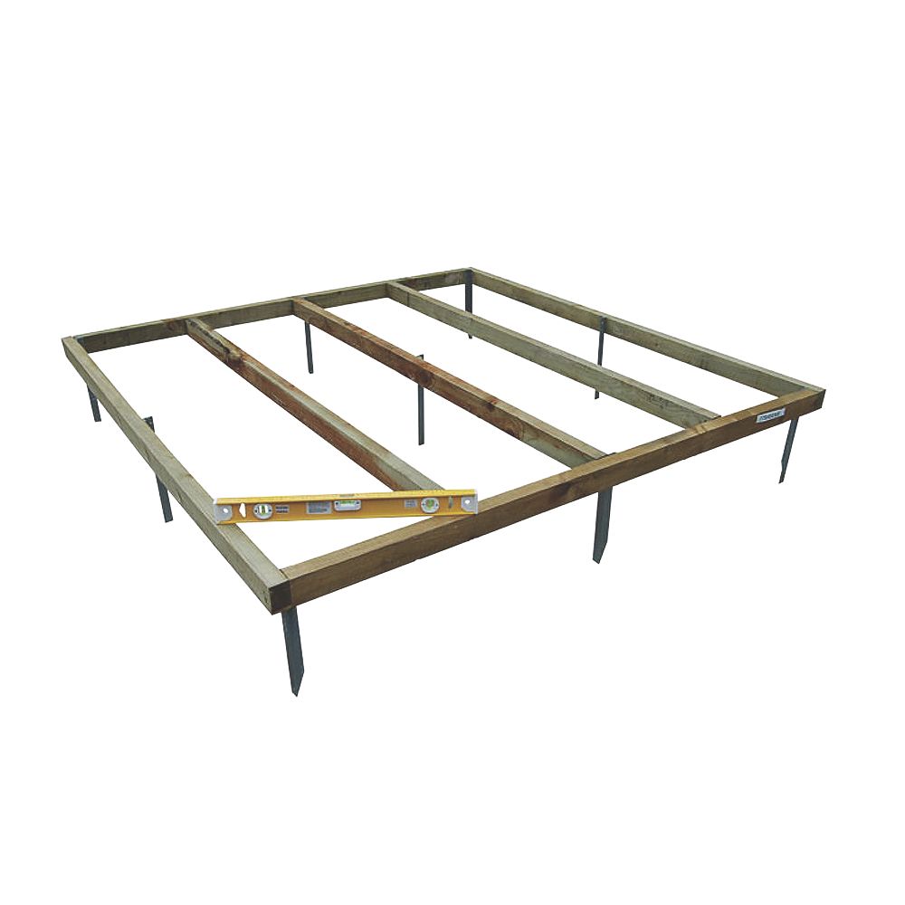 Forest Shed Base with Metal Spikes 1505mm x 869mm Shed 