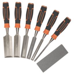 Roughneck Oil Chisel Sharpening Kit 3 Pcs - Screwfix