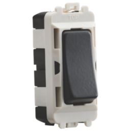Knightsbridge  20AX Grid Intermediate Switch Anthracite