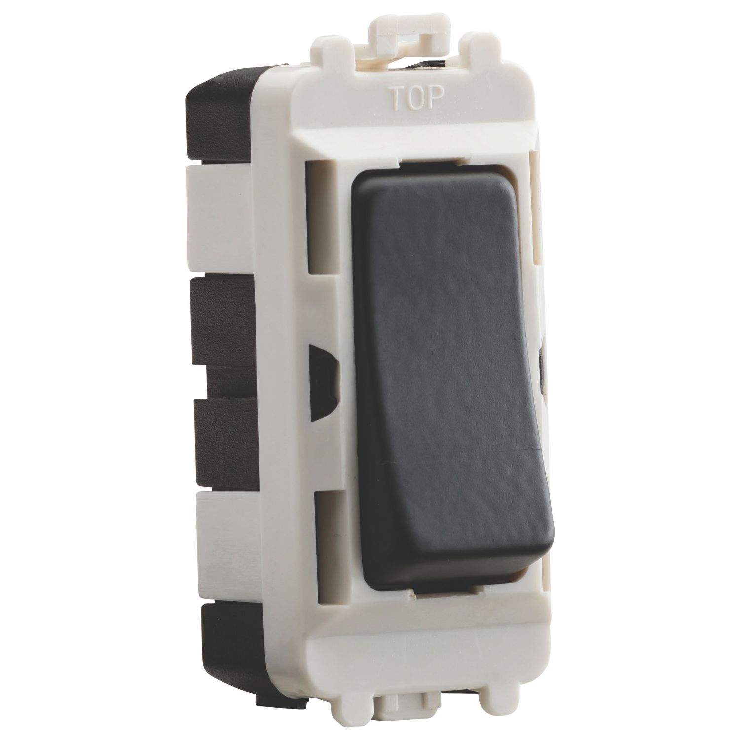Knightsbridge 20AX Grid Intermediate Switch Anthracite (783CR)