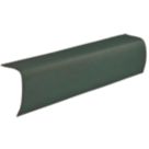 Corrugated Bitumen Edge Piece  Green 1000mm x 2.2mm x 330mm