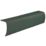 Corrugated Bitumen Edge Piece  Green 1000mm x 2.2mm x 330mm