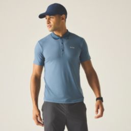 Regatta Maverik Stretch Polo Shirt China Blue Medium 40" Chest