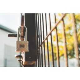 Smith & Locke  Steel  Water-Resistant Long Shackle  Padlock 55mm