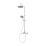 Triton Leona Rear-Fed Exposed Chrome Thermostatic Bar Diverter Mixer Shower