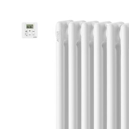 Acova Vuelta 1000W 3-Column Electric Radiator 323mm x 962mm White 3412BTU