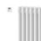 Acova Vuelta 1000W 3-Column Electric Radiator 323mm x 962mm White 3412BTU