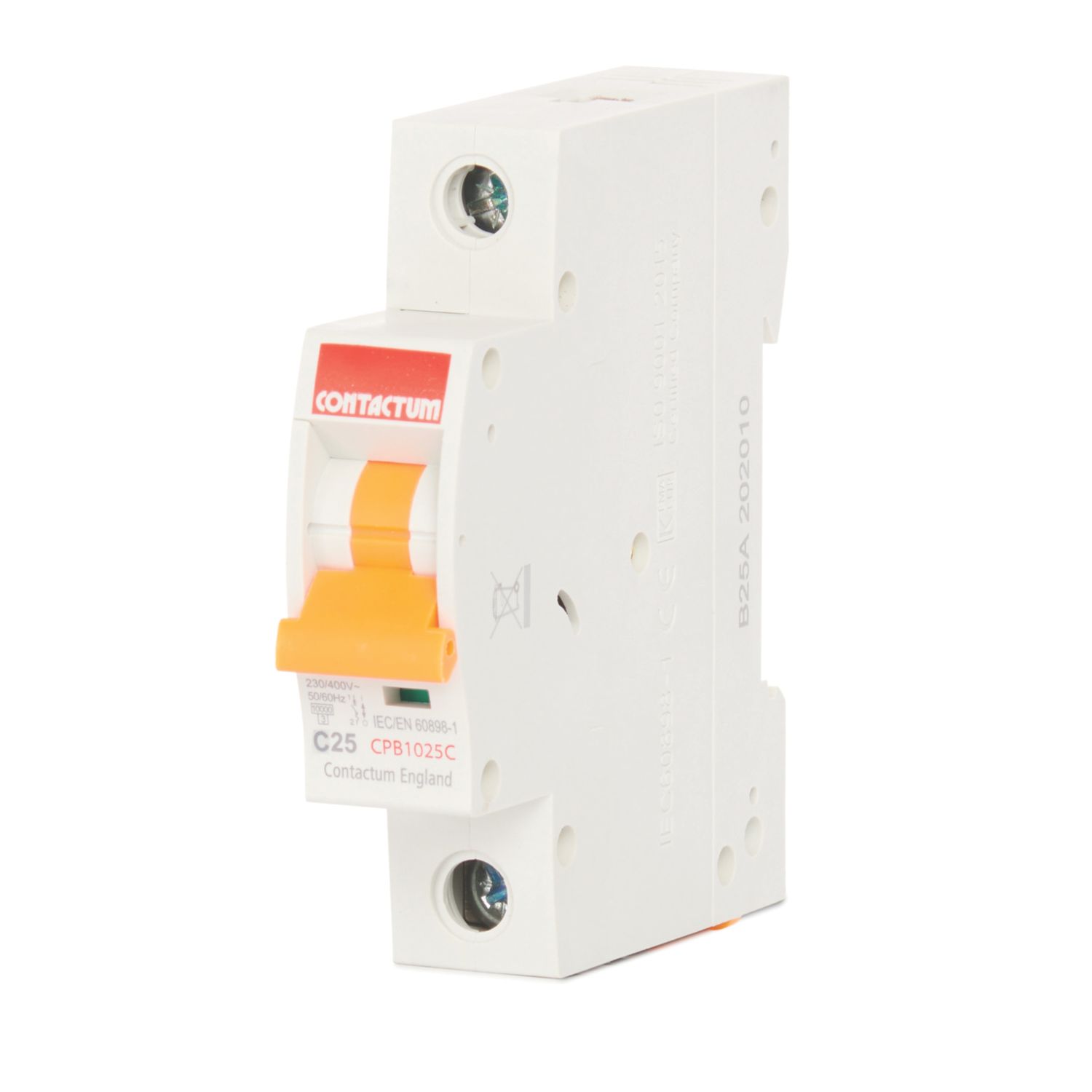 Contactum Defender 25A SP C Curve MCB (783HA)