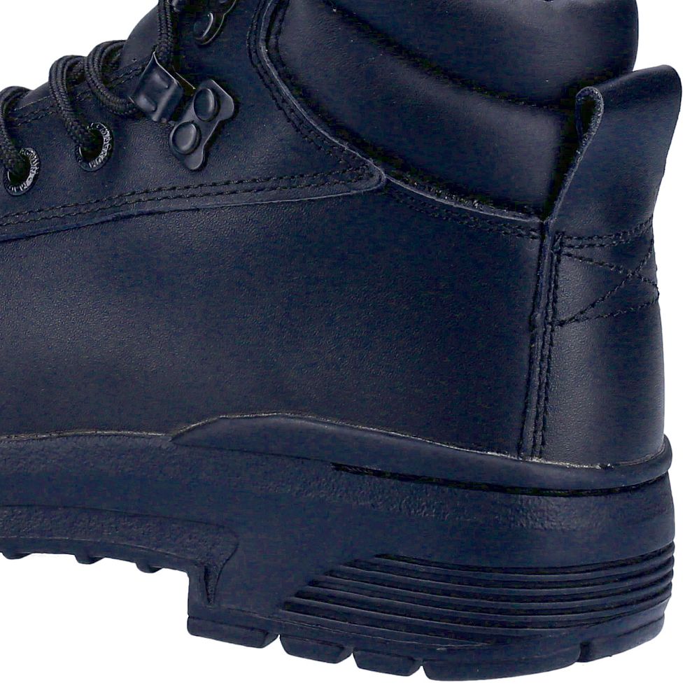 Navy blue steel toe hot sale boots