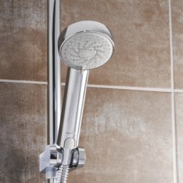 Aqualisa Smart Link HP/Combi Ceiling-Fed Chrome Thermostatic Shower With Bath Filler