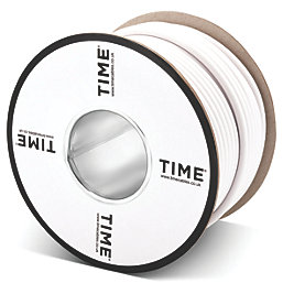 Time RG6 White 1-Core Round Coaxial Cable 50m Drum