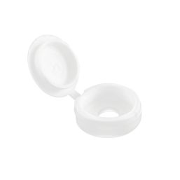 Timco 4-9ga Screw Caps White 100 Pack