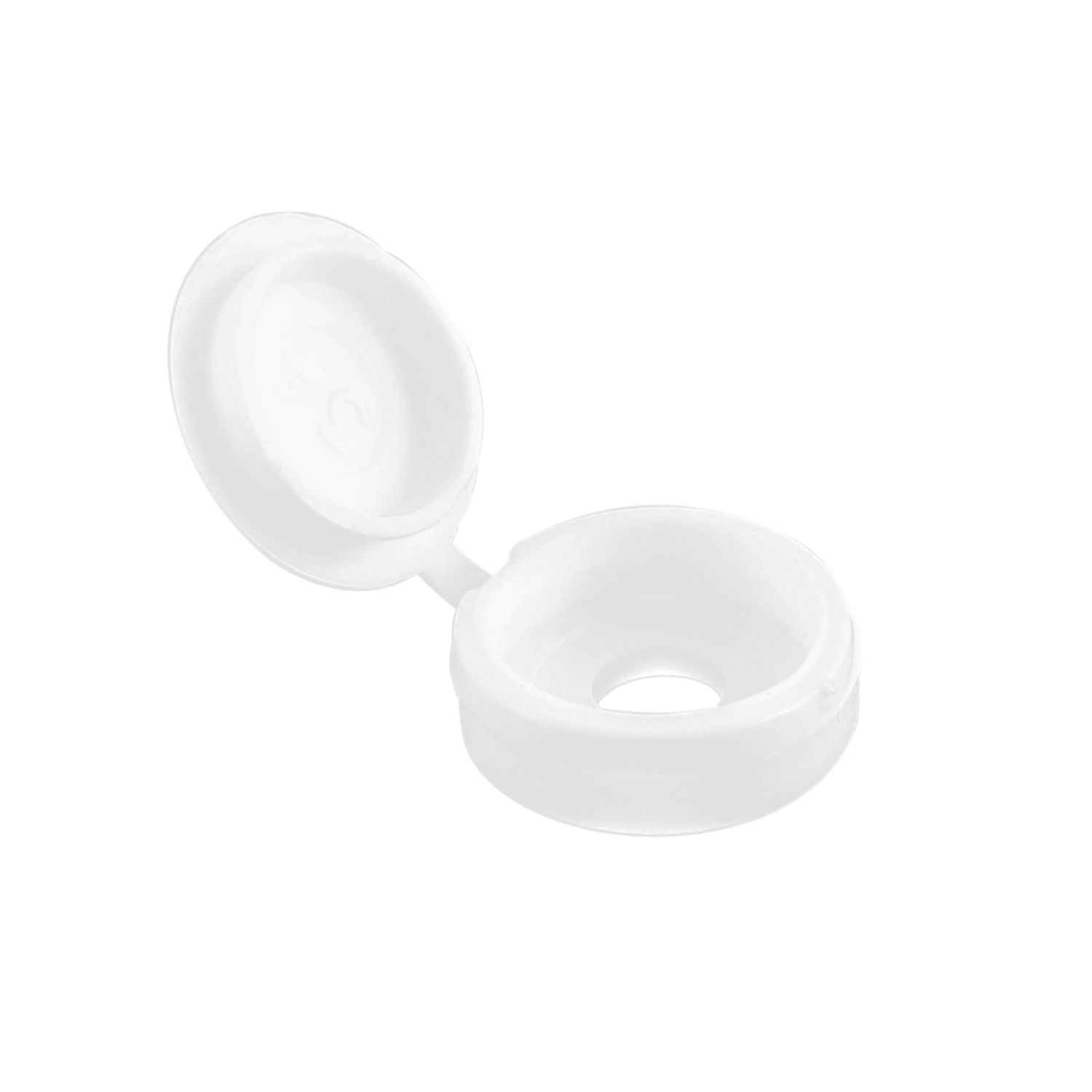 Timco 4-9ga 100 Pack White Plastic Screw Caps (783KF)