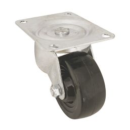 Essentials Heavy Duty Swivel Castor 75mm Black