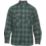 Hard Yakka Long Sleeve Check Flannel Shirt Green Medium 38" Chest