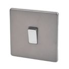 Varilight  10AX 1-Gang Intermediate Switch Slate Grey