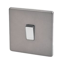 Varilight  10AX 1-Gang Intermediate Switch Slate Grey