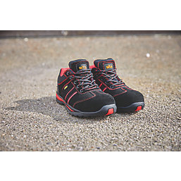 Site Coltan    Safety Trainers Black / Red Size 11