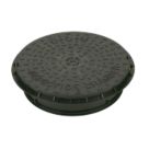 FloPlast Push-Fit Round Inspection Chamber Cover & Frame 450mm